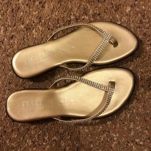 Rhinestone Flip Flops